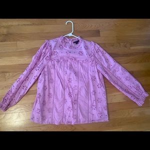 J.Crew Eyelet Top